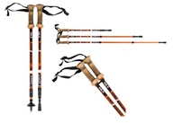 POMARAŃCZOWE KIJE NORDIC WALKING REGULOWANE 65-135CM NILS