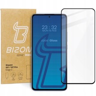 Szkło z ramką hartowane na cały ekran Bizon do Xiaomi 13T / 13T Pro, szybka