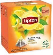 Herbata czarna Lipton cytryna 20szt