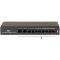 SWITCH POE PFS3010-8ET-65 8-PORTOWY DAHUA