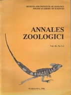 ANNALES ZOOLOGICI VOL. 46. NO 1-2, 1996