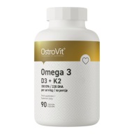 OstroVit Omega 3 D3+K2 90 kapszula