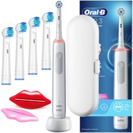 Szczoteczka Elektryczna Oral-B Pro 3 3000 Sensitive Clean White Zestaw