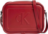 CALVIN KLEIN TOREBKA DAMSKA CAMERA BAG18 CZERWONA