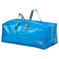 Nákupná taška pranie bazén pláž veľká modrá IKEA FRAKTA do 25kg 76L