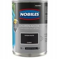 NOBILES CHLOROKAUCZUK CZARNY 1L farba emalia METAL