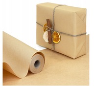 Papier do Pakowania Paczek Prezentów 55cm 50m + Taśma Przezroczysta