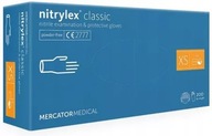 Rękawiczki nitrylowe Classic XS 200szt Mercator Blue