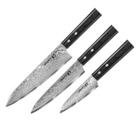 3 db-os Samura damascus Chef's starter set késkészlet