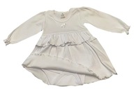 Detské šaty-body biele 68cm