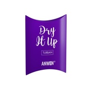 Anwen Dry It Up turban na vlasy fialový