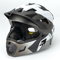 Szczękowy kask rowerowy JUNIOR DH ROCKBROS Czarny