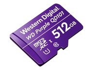 WD PURPLE Karta pamięci microSD (SDXC) 512 GB