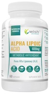 Wish Kyselina Alfa Lipoová (ALA) 600mg 60 kaps Antioxidant Cirkulácia Ateroskleróza