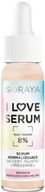 Soraya I Love Normalizujúce sérum 8% Niacínamid Mastná pleť Zmiešaná 30ml