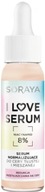 Soraya I Love Serum Normalizujące 8% Niacynamid Cera Tłusta Mieszana 30ml