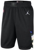 Šortky Nike NBA Milwaukee Bucks čierna
