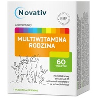 Novativ Multivitamín Rodina Vitamínové minerály 60