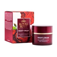 Nočný krém s ružovým a arganovým olejom Royal R