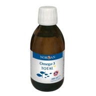 Norsan OMEGA 3 Total 80% prírodný olej z divokých rýb s olejom Citrón 200ml