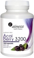 Bobule ACAI BERRY 3200 100kaps veľká dávka 4:1 EKO Chróm Metabolizmus Chuť do jedla