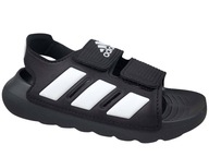 ADIDAS ALTASWIM 2.0 C ID2839 SANDAŁY SANDAŁKI DZIĘCIĘCE CZARNE NA RZEPY