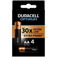 Alkalická batéria Duracell AA (R6) 4 ks