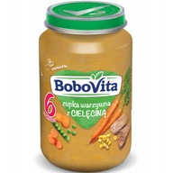 Bobovita Príkrm Pohár Zeleninová polievka s teľacím mäsom Po 6 mesiaci 190g