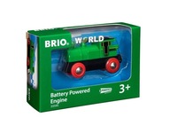 Brio Zelený parný stroj 63359500 NA BATÉRIE MOTOR