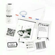 Phomemo mini drukarka termiczna M02S zdjęć notatek etykiet samoprzylepnych