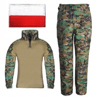 Vojenská uniforma Taktické Dieťa Poľská vlajka