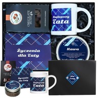 APÁK NAPI AJÁNDÉK BÖGRE KÁVÉ CSOKOLÁDÉ DOBOZ APÓS APÁNAK