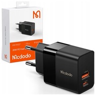 MCDODO SZYBKA ŁADOWARKA USB + USB-C 20W DO IPHONE