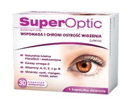 Superoptic Zdravé oči, luteín, Omega-3 30kaps.