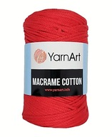 Sznurek do makramy YarnArt Macrame 2,5-3mm, 225m, nr 773 czerwony, pleciony