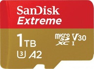SanDisk microSDXC Extreme 1TB 190/130 MB/s A2 C10 V30 UHS-I U3
