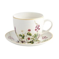 Filiżanka do kawy i herbaty porcelanowa ze spodkiem FLORINA IDYLLA 250ml