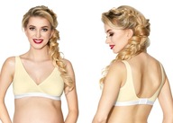 Mitex Lilly miękki biustonosz ciążowy żółty XL