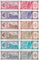 Gruzja 1993 - zestaw 6 szt 1-100 lari P 36-38 UNC