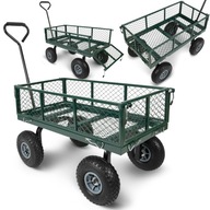 Veľký záhradný prepravný vozík 500 kg nosnosť záhradného prívesu