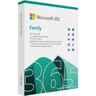 Program Microsoft 365 Family PL BOX (6 użytkowników / 1 rok)