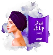 ANWEN Turban DRY IT UP Fioletowy
