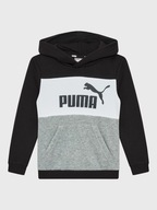 Puma Bluza Essentials+ Colourblock 849081 Czarny Regular Fit