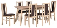 Sada rozkladací stôl OSLO 5 a 6 stoličiek BOS 14 Produkt Poľský farby
