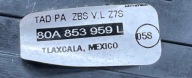 K85 AUDI Q5 II 80A moulding door left front 80A853959L