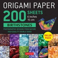 Origami Paper 200 sheets Birthstones 6 (15 cm):