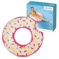 Duże koło do pływania donut pączek 94 cm INTEX