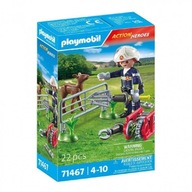 PLAYMOBIL 71467 ACTION HEROES Tűzoltóság állatmentés