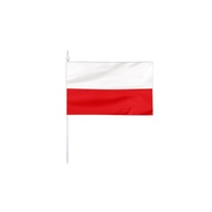 FLAGA POLSKI CHORĄGIEWKA GROT PCV BARWY 30x45cm