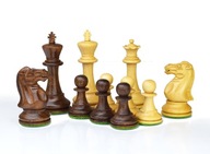 Šachové figúrky 3.5'' Staunton Drevo Akácia India Handmade Extra Hetmany